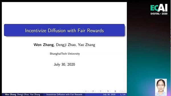 Incentivize Diffusion with Fair Rewards
