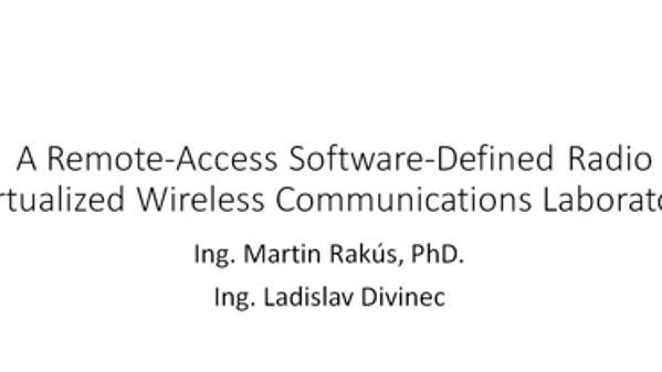 A Remote-Access Software-Defined Radio Virtualized Wireless Communications Laboratory