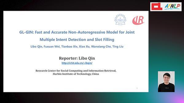 GL-GIN: Fast and Accurate Non-Autoregressive Model for Joint Multiple Intent Detection and Slot Filling