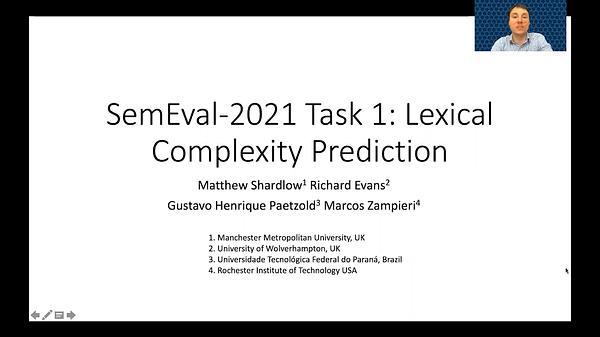 SemEval-2021 Task 1: Lexical Complexity Prediction