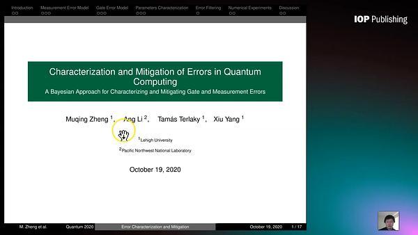 Characterizing Noise in Quantum Computing