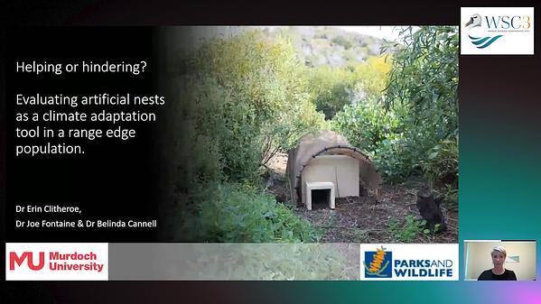 Helping or hindering? Evaluating artificial nests as a climate adaptation tool in a range edge population
