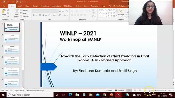 Towards the Early Detection of Child Predators in Chat Rooms: A BERT-based Approach