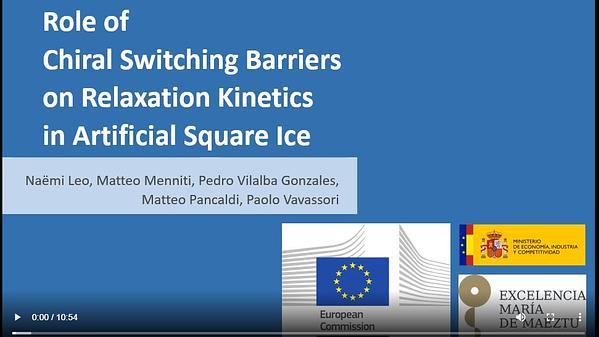 Role of Chiral Switching Barriers on Relaxation Kinetics in Artificial Square Ice